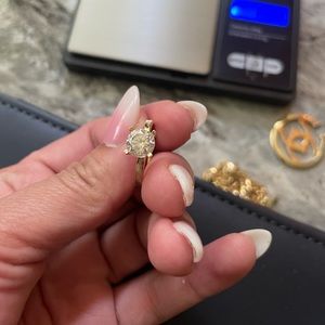 Engagement ring , not diamond .